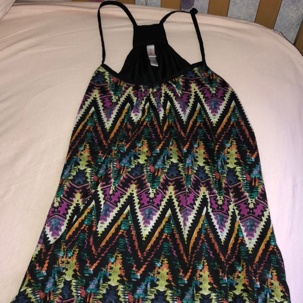Racer back colorful tank top
